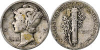 United States Dime Mercury Dime, Philadelphia, Silver, KM:140 -