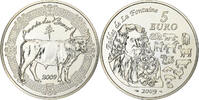 France 5 Euro année du boeuf, BE, Monnaie de Paris, Silver -