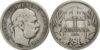 Hungary Korona Franz Joseph I, Kormoczbanya, Silver, KM:484 -
