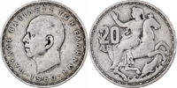 Greece 20 Drachmai Silver, KM:73 -
