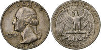 United States Quarter Washington, Philadelphia, Silver -