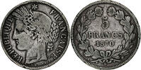 France 5 Francs Cérès, Bordeaux, Silver, Gadoury:742 -