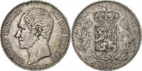 Belgium 5 Francs, 5 Frank Leopold I, Brussels, Silver, KM:17 -
