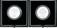 France 100 Francs Piéfort, Silver, KM:P1008 -