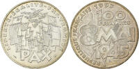 France 100 Francs 8 mai 1945, Paris, Silver, Gadoury:952 -