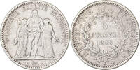 5 Francs 1848 K Frankreich Hercule, Bordeaux, Silber, S, Gadoury:683, Le S