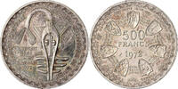 West African States 500 Francs Silver, KM:7 -
