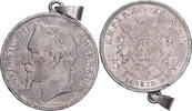 France 5 Francs 1870 A Napoléon III, Paris, Silver, Gadoury:739 EF(40-45)