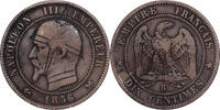 France 10 Centimes Napoleon III, Paris, Satirique, Bronze -