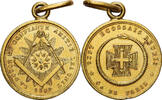 France betaalpenning 1809 Franc-Ma&ccedil;onnerie, Orient de Paris, Sept Ecossa... 218.16 US$  +  28.86 US$ shipping