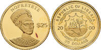 Liberia 25 Dollars 2000 American Mint N&eacute;fertiti, American Mint, Gold, KM... 148.90 US$  +  28.86 US$ shipping