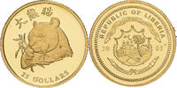 Liberia 25 Dollars 2003 American Mint Panda, American Mint, Proof, Gold ... 148.90 US$  +  28.86 US$ shipping