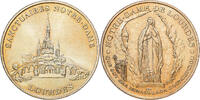 France betaalpenning Sanctuaires Notre-Dame, Lourdes, Brass -