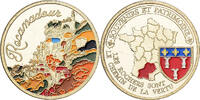 France betaalpenning Rocamadour, Copper-nickel Aluminium -