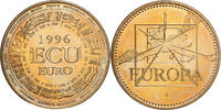France Medaille Ecu Europa, Copper-Nickel Gilt, Jimenez -