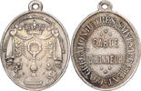 France Medaille Congrégation du très Saint Sacrement, Garde d'Honneur, Silvered -