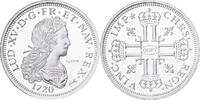France Medaille Reproduction du Petit Louis d'Argent 1720, Silver -