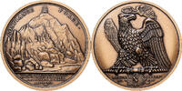 France Medaille Napoleon I, Bataille du Mont-Cenis, Bronze, Denon, Restrike -