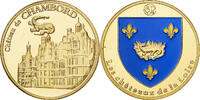 France betaalpenning Château de Chambord, Copper-Nickel Gilt -