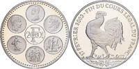 France Medaille Coq, Fin du Cours Légal du Franc, Copper-nickel -