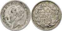 Netherlands 10 Cents Wilhelmina I, Utrecht, Silver, KM:163 -