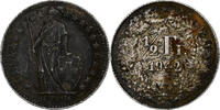 Switzerland 1/2 Franc Bern, Silver, KM:23 -