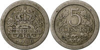 Netherlands 5 Cents Wilhelmina I, Copper-nickel, KM:137 -