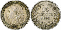 Netherlands 10 Cents Wilhelmina I, Silver, KM:116 -