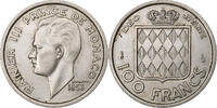 Monaco 100 Francs, Cent Rainier III, Copper-nickel -