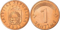 Latvia Santims Vantaa, Copper Clad Steel, KM:15 -