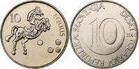 Slovenia 10 Tolarjev Copper-nickel, KM:41 -