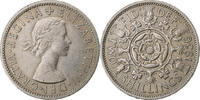 Great Britain Florin, Two Shillings Elizabeth II, Copper-nickel -