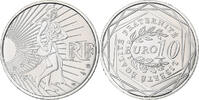 France 10 Euro Semeuse, Silver, KM:1580 -
