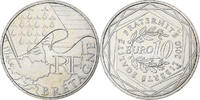 France 10 Euro Bretagne, Paris, Silver -