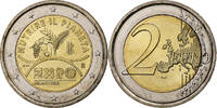 Italy 2 Euro Expo Milano 2015, Rome, Bi-Metallic -