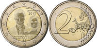 Luxembourg 2 Euro Henri I Accession, Utrecht, Bi-Metallic -