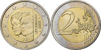 Luxembourg 2 Euro Henri I Accession of Charlotte, Utrecht, Bi-Metallic -