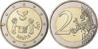 Malta 2 Euro The Peace, Bi-Metallic -