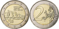 Malta 2 Euro Mnajdra temples, Bi-Metallic -