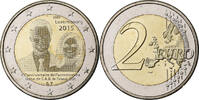 Luxembourg 2 Euro Henri I Accession, Bi-Metallic -
