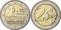 Luxembourg 2 Euro Henri I Constitution of Luxembourg, Bi-Metallic -