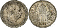 Hungary Korona Franz Joseph I, Kormoczbanya, Silver, KM:492 -