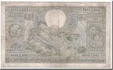 Belgium 100 Francs-20 Belgas Banknote, 1939-01-28, KM:107 -