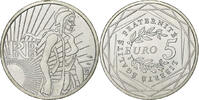 France 5 Euro Semeuse, Silver, Gadoury:EU287, KM:1534 -