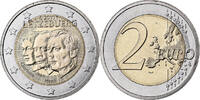 Luxembourg 2 Euro Utrecht, Bi-Metallic -