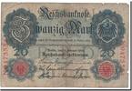 Germany 20 Mark Banknote, 1910-04-21, KM:40c -