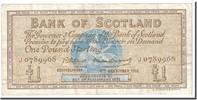 Scotland 1 Pound Banknote, 1962-12-06, KM:102a -