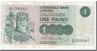 Scotland 1 Pound Banknote, 1977-03-01, KM:204c -