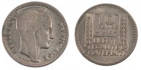 France 10 Francs Coin, Turin, Copper-nickel, Gadoury:810a -