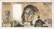 500 Francs 1977 Frankreich Pascal, 1977-11-03, H.78, S+ S+
